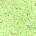 United States Geological Survey Wahoo Peak, ID (1966, 24000-Scale) digital map