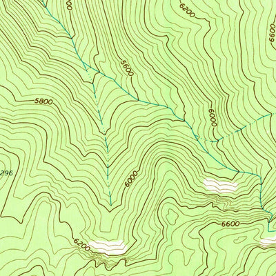 United States Geological Survey Wahoo Peak, ID (1966, 24000-Scale) digital map