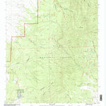 United States Geological Survey Wahoo Peak, NM (1999, 24000-Scale) digital map