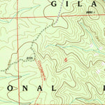 United States Geological Survey Wahoo Peak, NM (1999, 24000-Scale) digital map