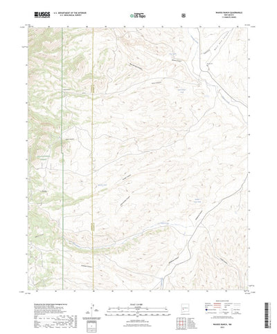United States Geological Survey Wahoo Ranch, NM (2023, 24000-Scale) digital map