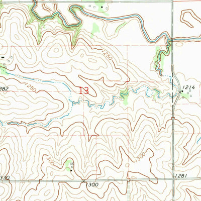 United States Geological Survey Wahoo West, NE (1969, 24000-Scale) digital map