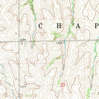 United States Geological Survey Wahoo West, NE (1969, 24000-Scale) digital map