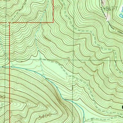 United States Geological Survey Wahpenayo Peak, WA (1989, 24000-Scale) digital map