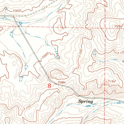 United States Geological Survey Wahsatch, UT-WY (1968, 24000-Scale) digital map