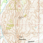 United States Geological Survey Wahsatch, UT-WY (1991, 24000-Scale) digital map