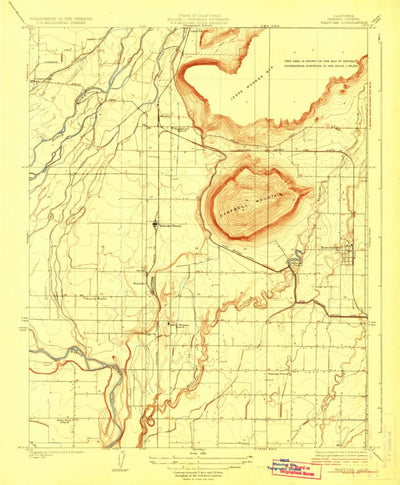 United States Geological Survey Wahtoke, CA (1923, 31680-Scale) digital map