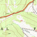 United States Geological Survey Wahtum Lake, OR (1994, 24000-Scale) digital map