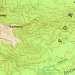 United States Geological Survey Waialeale, HI (1965, 24000-Scale) digital map