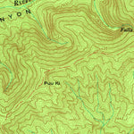 United States Geological Survey Waialeale, HI (1965, 24000-Scale) digital map