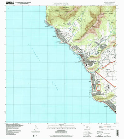 United States Geological Survey Waianae, HI (1998, 24000-Scale) digital map