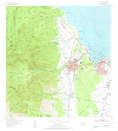 United States Geological Survey Wailuku, HI (1955, 24000-Scale) digital map