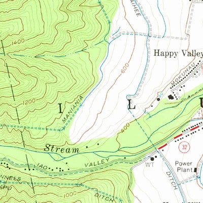 United States Geological Survey Wailuku, HI (1955, 24000-Scale) digital map