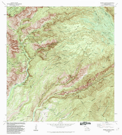 United States Geological Survey Waimea Canyon, HI (1983, 24000-Scale) digital map