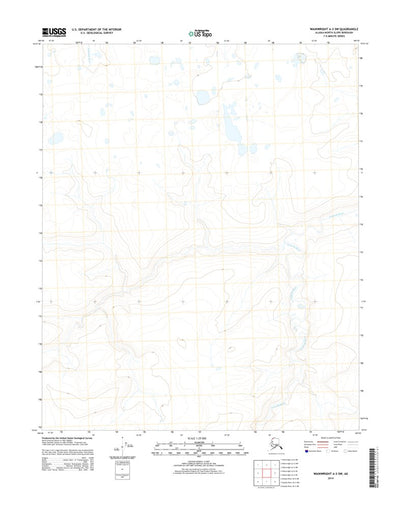 United States Geological Survey Wainwright A-3 SW, AK (2014, 25000-Scale) digital map