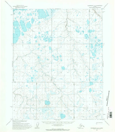 United States Geological Survey Wainwright A-4, AK (1955, 63360-Scale) digital map