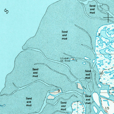 United States Geological Survey Wainwright A-6 And A-7, AK (1955, 63360-Scale) digital map