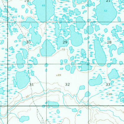 United States Geological Survey Wainwright B-1, AK (1955, 63360-Scale) digital map