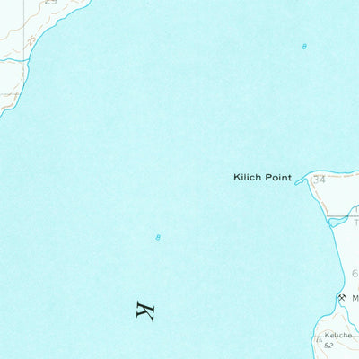 United States Geological Survey Wainwright B-2, AK (1955, 63360-Scale) digital map