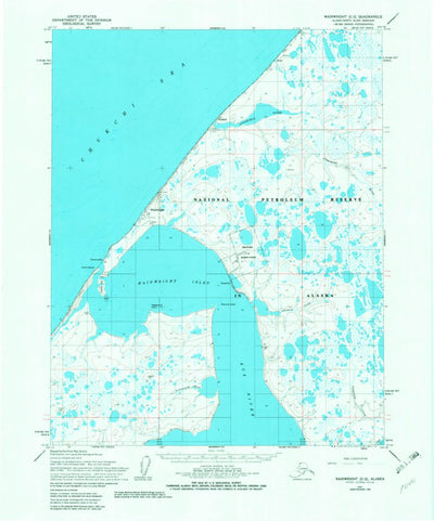 United States Geological Survey Wainwright C-2, AK (1955, 63360-Scale) digital map