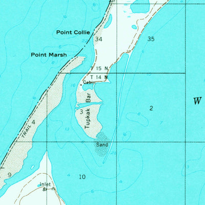 United States Geological Survey Wainwright C-2, AK (1955, 63360-Scale) digital map