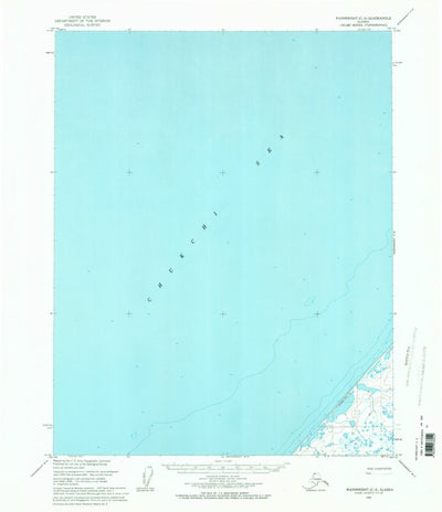 United States Geological Survey Wainwright C-3, AK (1955, 63360-Scale) digital map
