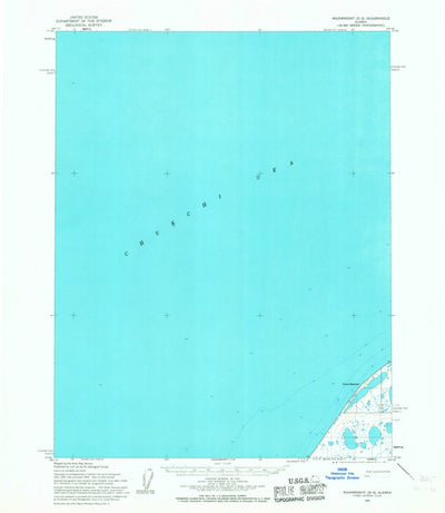 United States Geological Survey Wainwright D-2, AK (1955, 63360-Scale) digital map