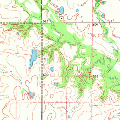 United States Geological Survey Wainwright, OK (1970, 24000-Scale) digital map