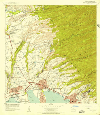 United States Geological Survey Waipahu, HI (1954, 24000-Scale) digital map
