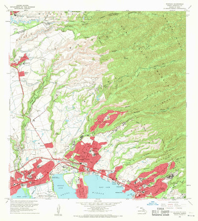 United States Geological Survey Waipahu, HI (1968, 24000-Scale) digital map