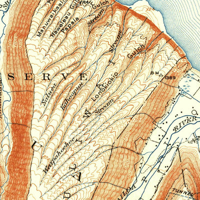 United States Geological Survey Waipio, HI (1916, 62500-Scale) digital map
