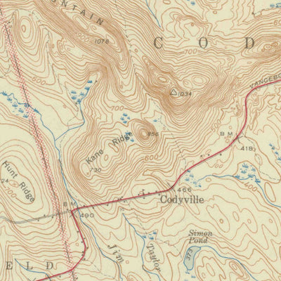 United States Geological Survey Waite, ME (1942, 62500-Scale) digital map