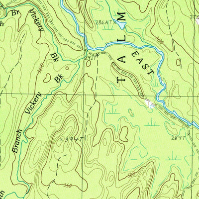 United States Geological Survey Waite, ME (1988, 24000-Scale) digital map