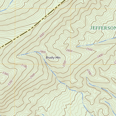 United States Geological Survey Waiteville, WV (2023, 24000-Scale) digital map