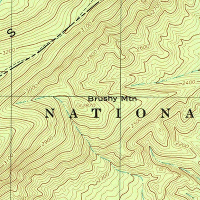 United States Geological Survey Waiteville, WV-VA (1998, 24000-Scale) digital map