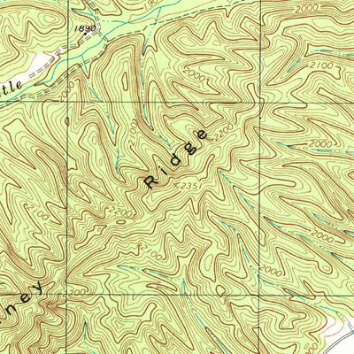 United States Geological Survey Waiteville, WV-VA (1998, 24000-Scale) digital map