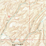 United States Geological Survey Waitsburg NW, WA (1967, 24000-Scale) digital map