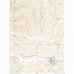 United States Geological Survey Waitsburg, WA (1967, 24000-Scale) digital map