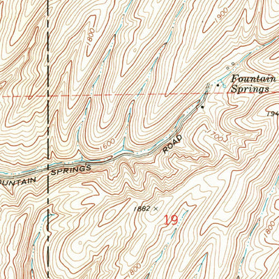 United States Geological Survey Waitsburg, WA (1967, 24000-Scale) digital map