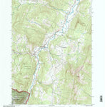 United States Geological Survey Waitsfield, VT (1997, 24000-Scale) digital map