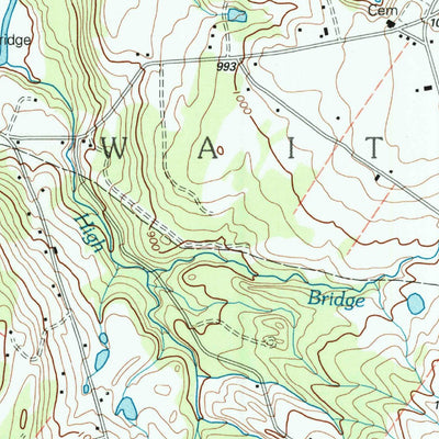United States Geological Survey Waitsfield, VT (1997, 24000-Scale) digital map