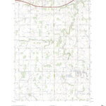 United States Geological Survey Wakarusa, IN (2022, 24000-Scale) digital map
