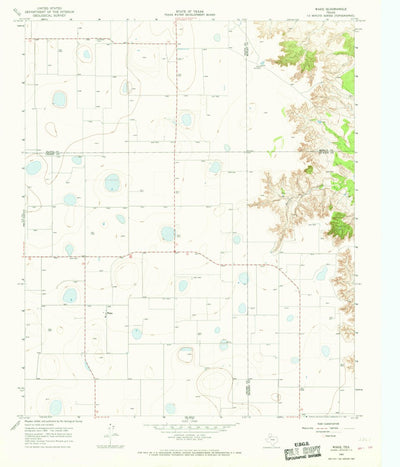 United States Geological Survey Wake, TX (1965, 24000-Scale) digital map