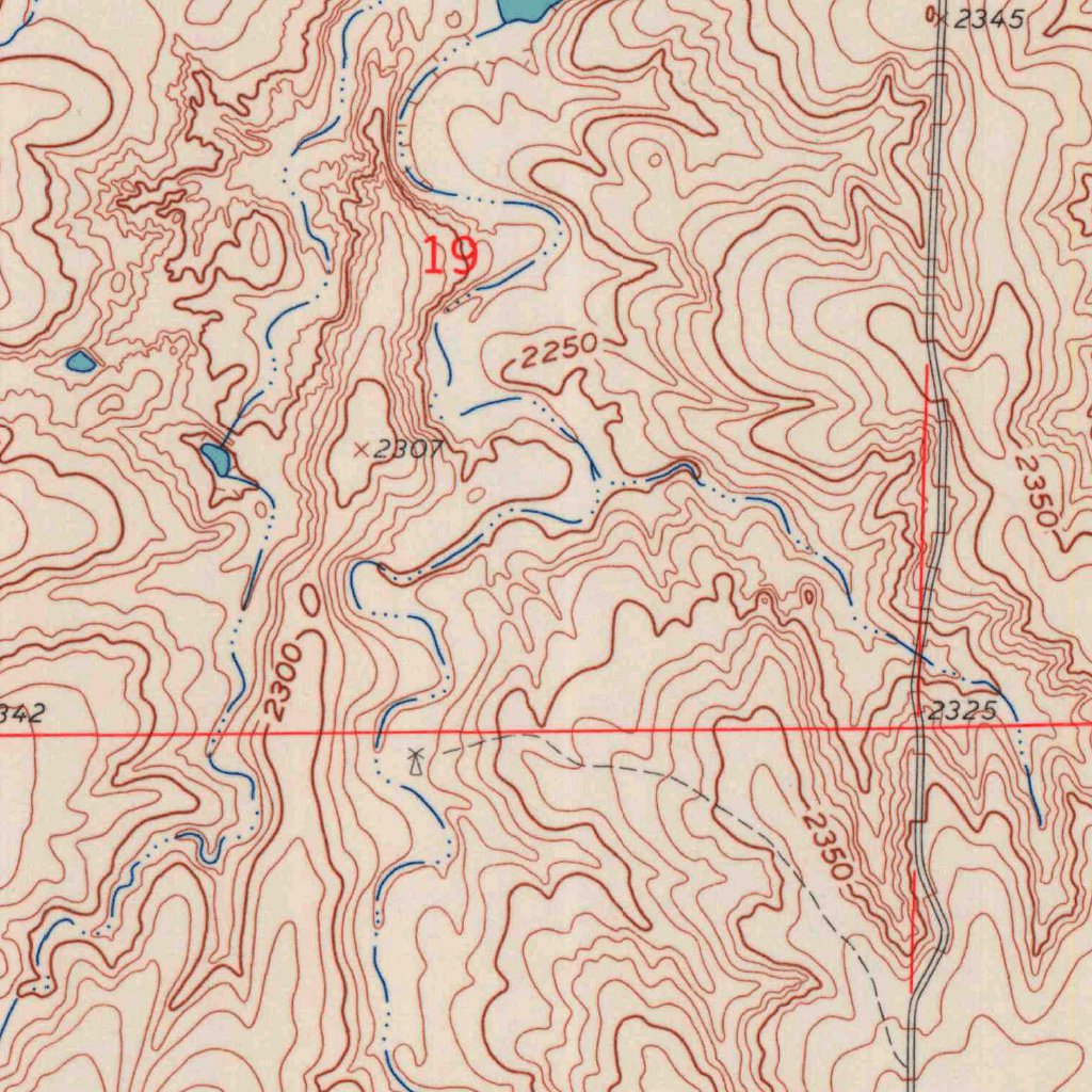 Wakeeney East, KS (1962, 24000-Scale) Map by United States Geological ...