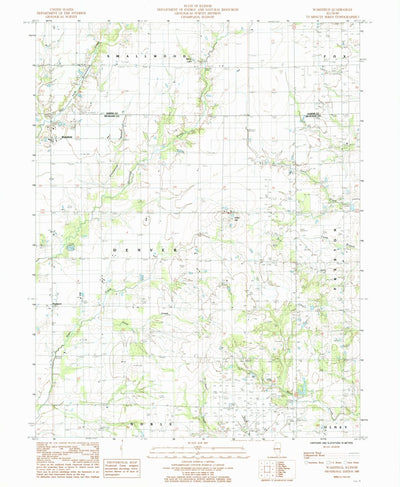 United States Geological Survey Wakefield, IL (1985, 24000-Scale) digital map