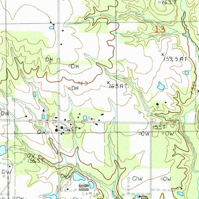 United States Geological Survey Wakefield, IL (1985, 24000-Scale) digital map