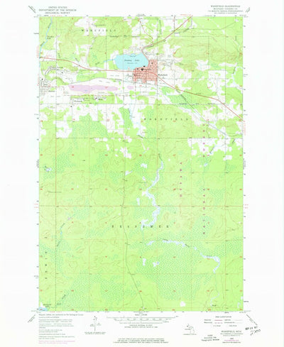 United States Geological Survey Wakefield, MI (1955, 24000-Scale) digital map