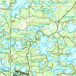 United States Geological Survey Wakefield, MI-WI (1990, 100000-Scale) digital map