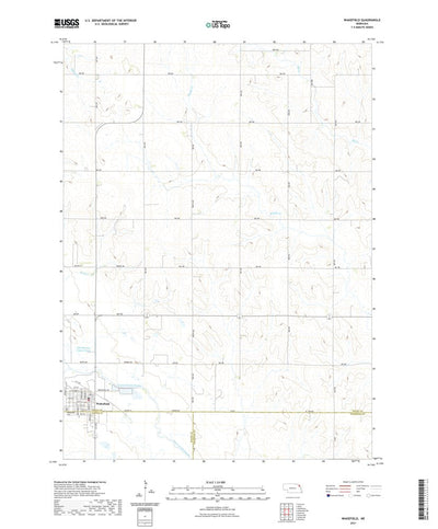 United States Geological Survey Wakefield, NE (2021, 24000-Scale) digital map