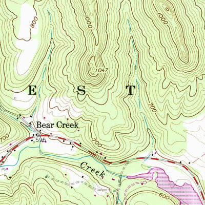 United States Geological Survey Wakefield, OH (1961, 24000-Scale) digital map